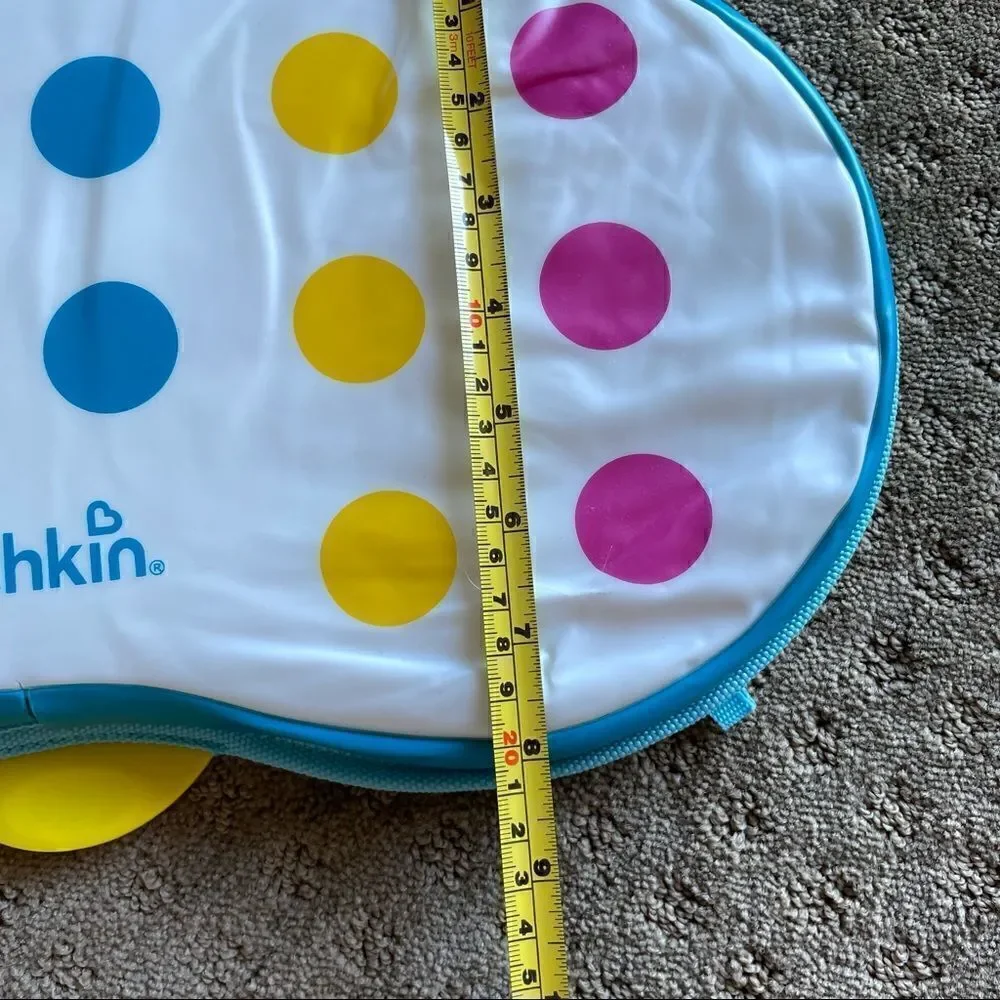 Munchkin Dandy Dots Multi-color Water Resistant Bathroom Kneeler Pad EUC